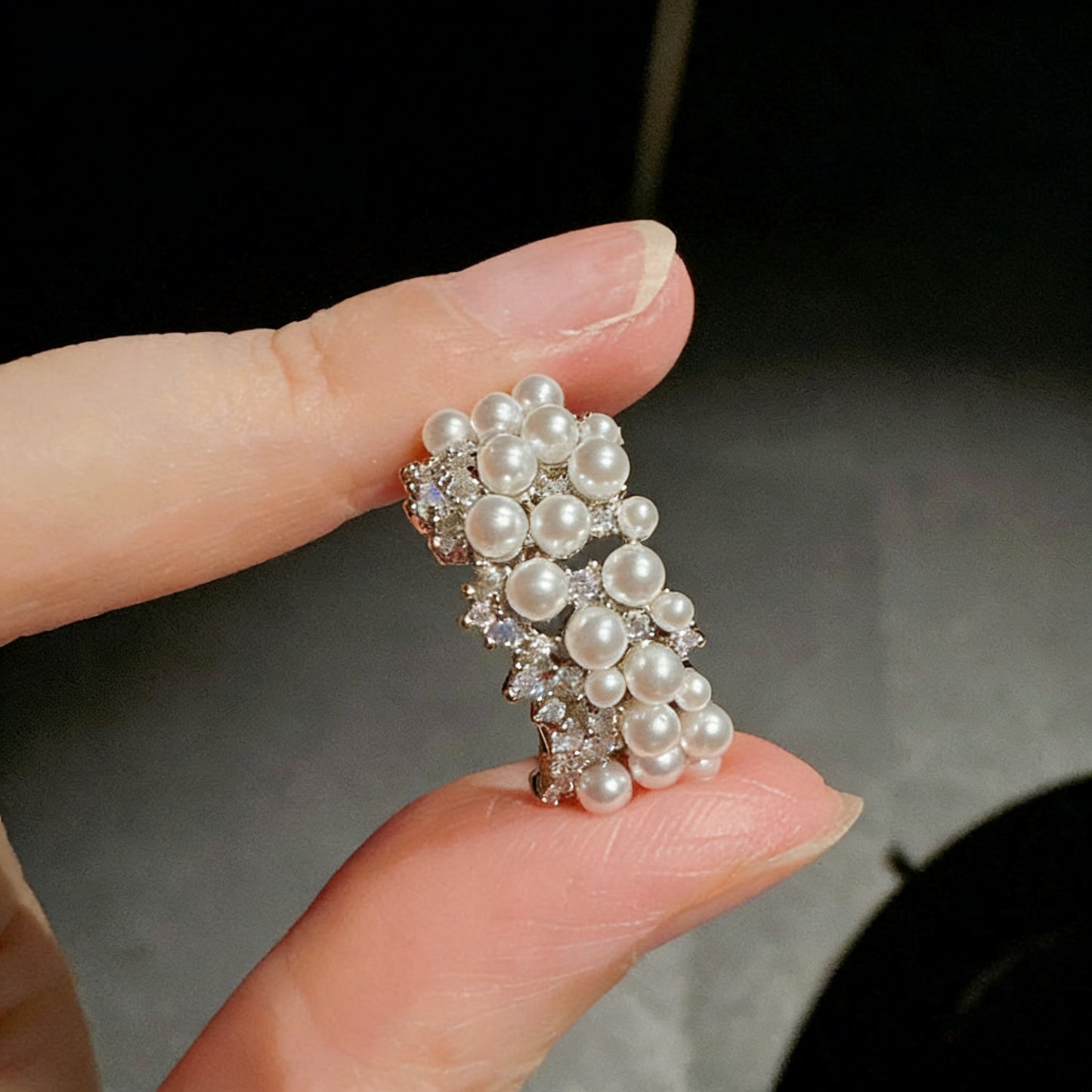 Austrian crystal open ring