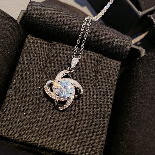 Radiant Cross Z Necklace