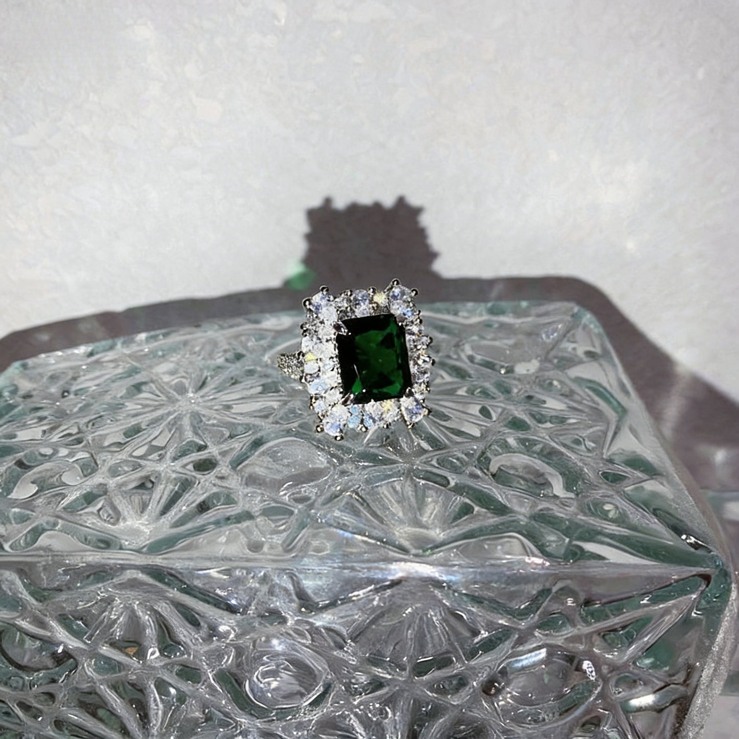 Emerald and Diamond Ring