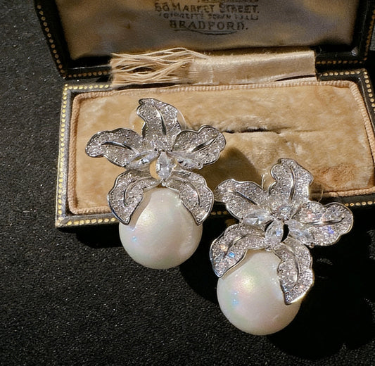 Starfish Freshwater Pearl Earrings