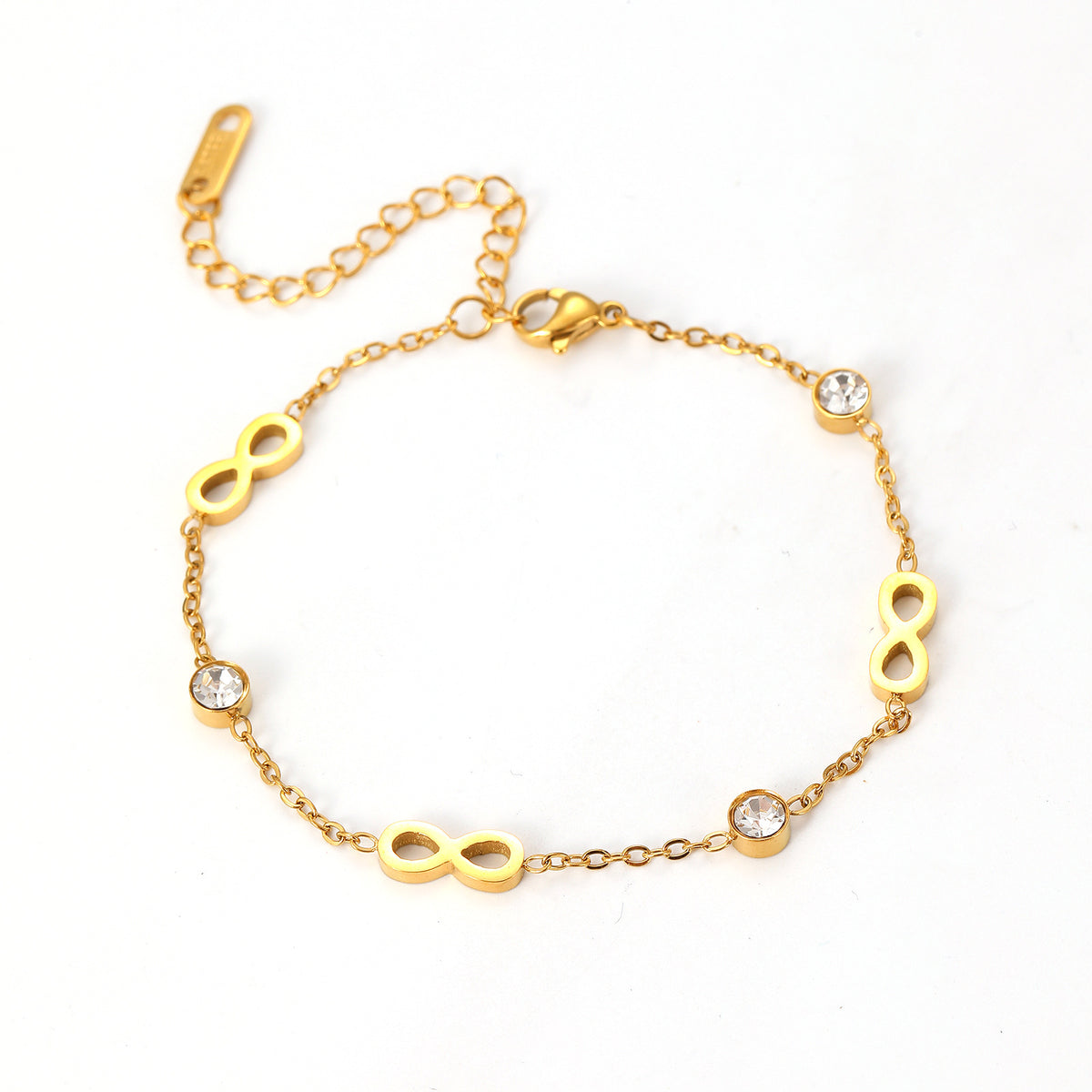 Screw Motif Hinged Bangle 18K Gold Plated