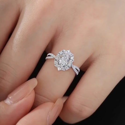 Stunning Silver Criss-Cross Double Layer Ring featuring Shimmering Cubic Zirconia Pavé in an Adjustable Open Band